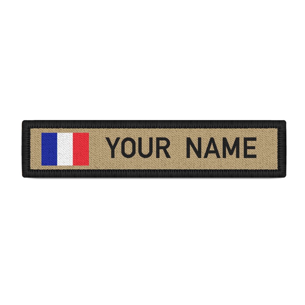Namenspatch Frankreich France Flagge République française Paris Name #25205