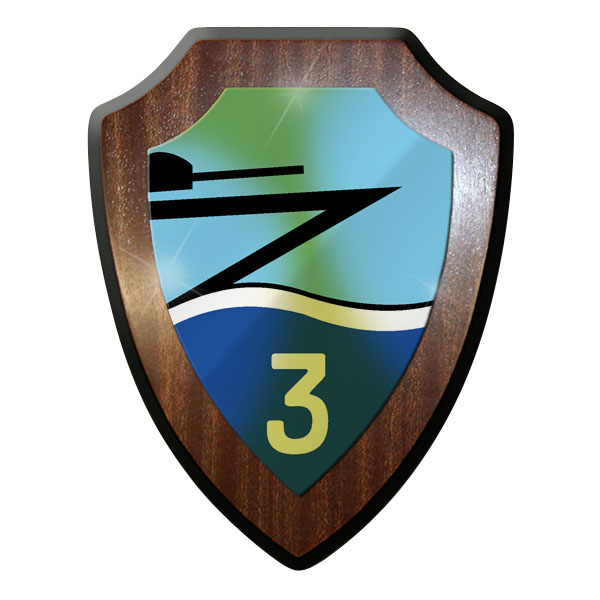 Wappenschild / Wandschild - Zerstörer 3 Z3 D 172 ex USS WADSWORTH Schiff #9602