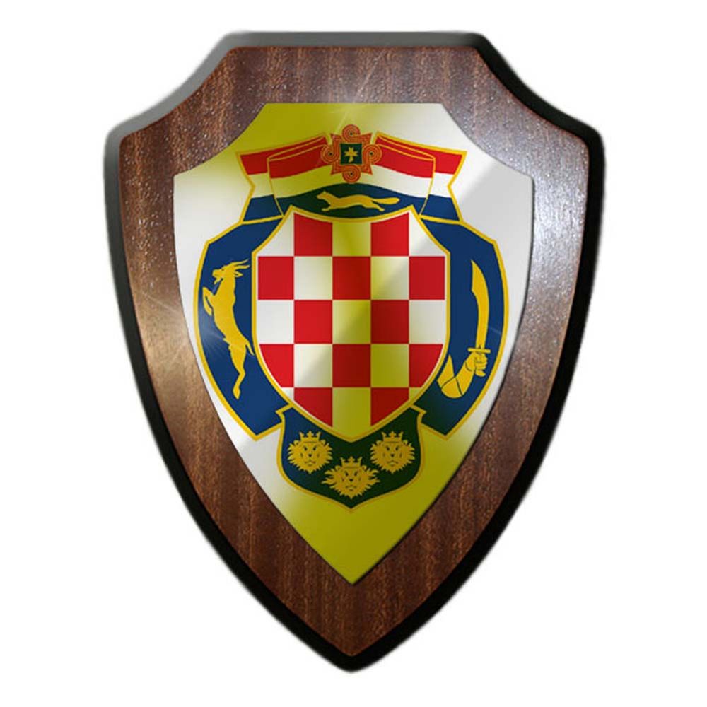 Wappenschild Kroatien Wappen Abzeichen Šahovnica Schachbrett #24939
