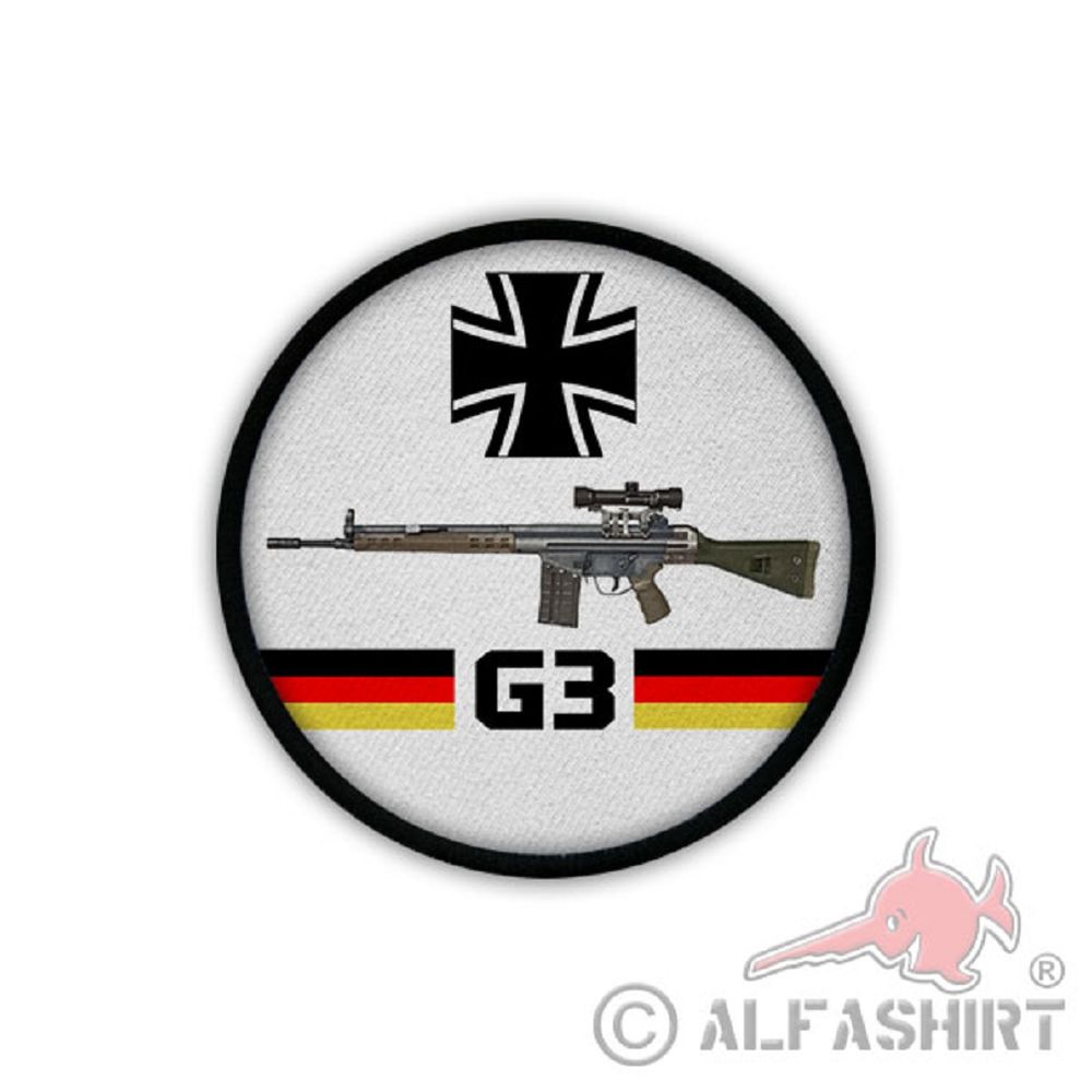 Patch / Aufnäher - G3A3 ZF Militär Bundeswehr Sturmgewehr Sportschütze #19599