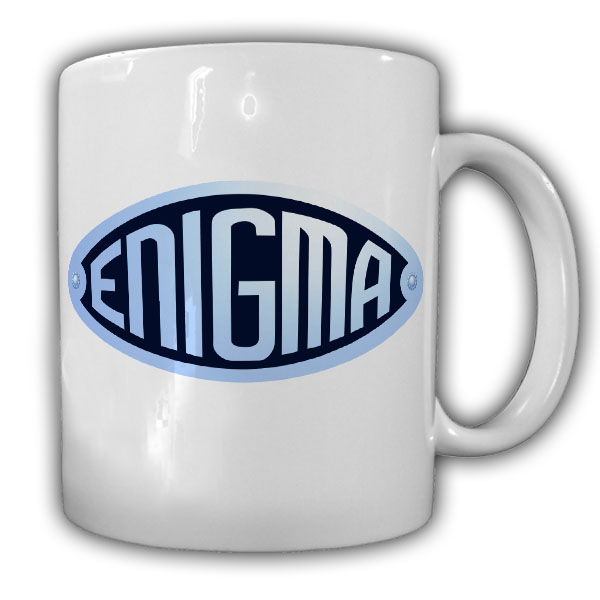 Enigma rotor key machine news traffic submarine logo cup # 15594
