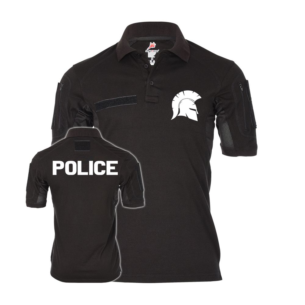 Tactical Polo Spartan Polizei Helm Römer Spartacus zenturion T-Shirt#34706