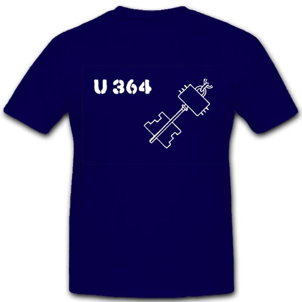 U Boot 364 Wh Militär Wk Unterseeboot Marine Wappen Abzeichen - T Shirt #3122