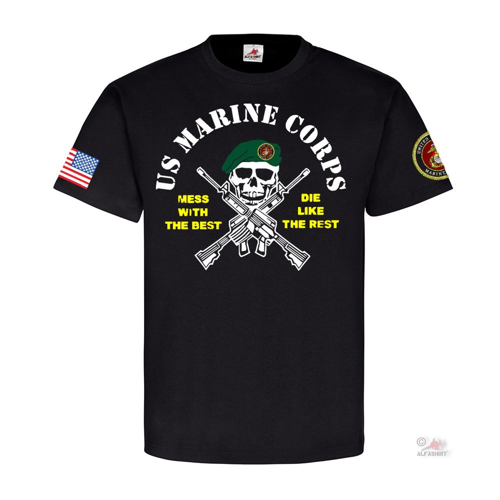 US Marine Corps Military Armee army Special Trupp Einheit - T Shirt #25476