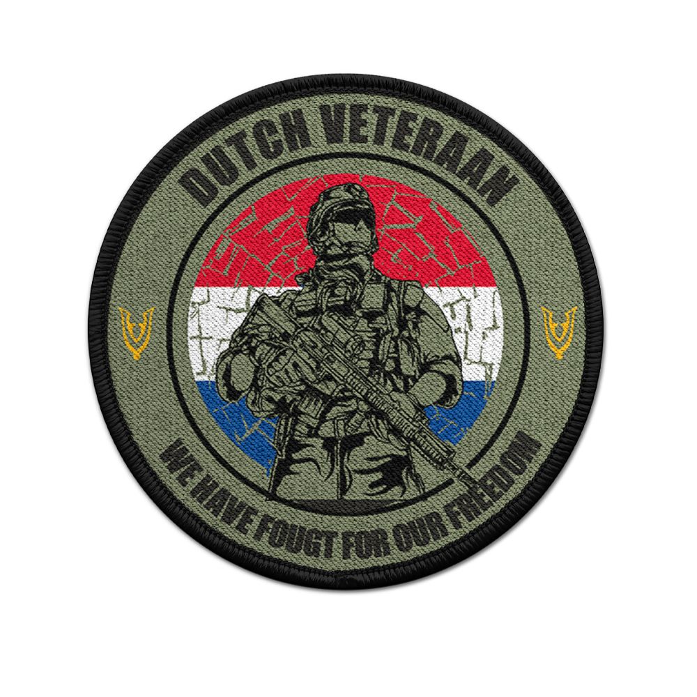 Patch Dutch Veteraan Army Wappen Aufnäher Abzeichen Militär Niederlande #47368