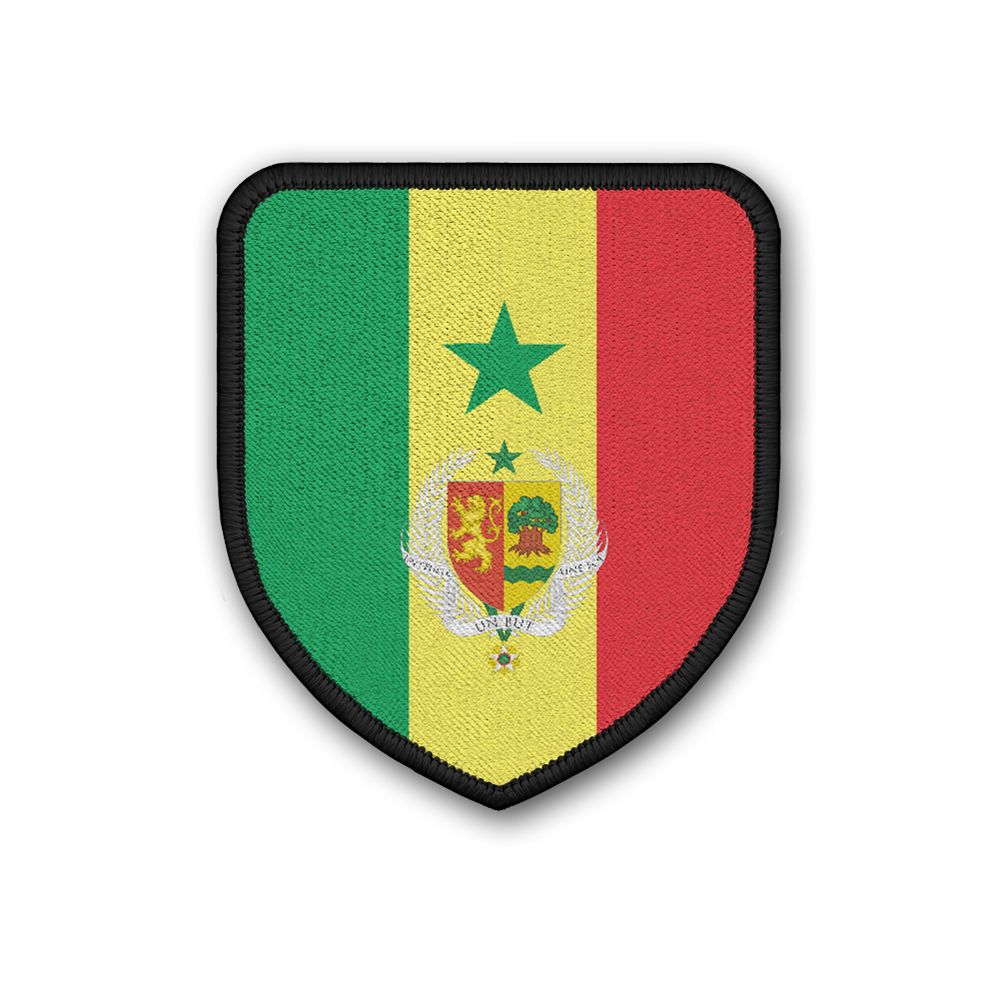 Patch Landeswappenpatch Senegal Dakar Pallydakar Macky Stall Französisch #21967