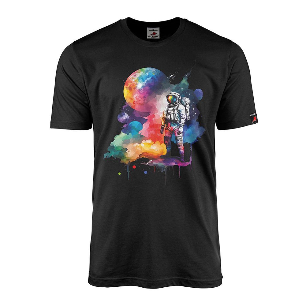 Explore The Universe Astronaut Space Spaceship Nebula Planet T-Shirt#44042