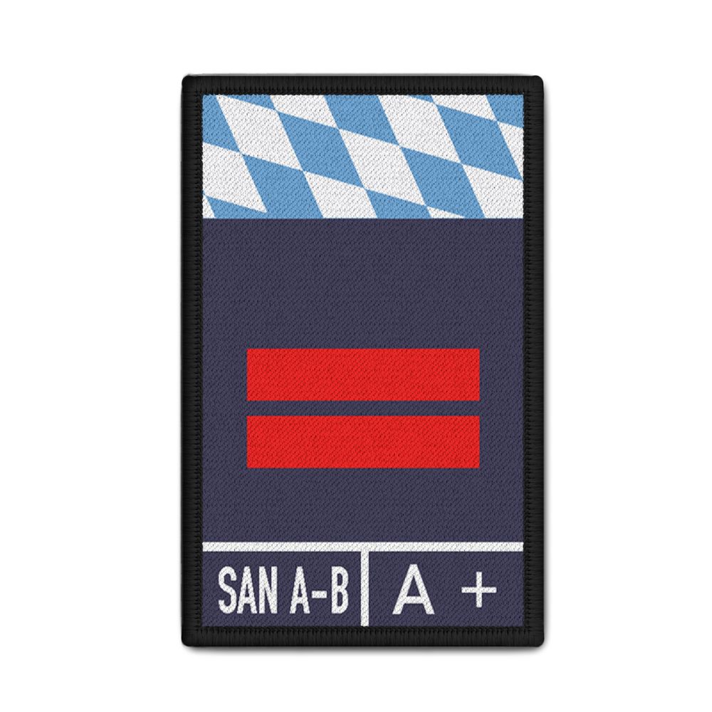 Rank Patch Feuerwehr Oberfeuerwehrmann SAN A-B Bayern A+ OFM 9,8x6cm #33595