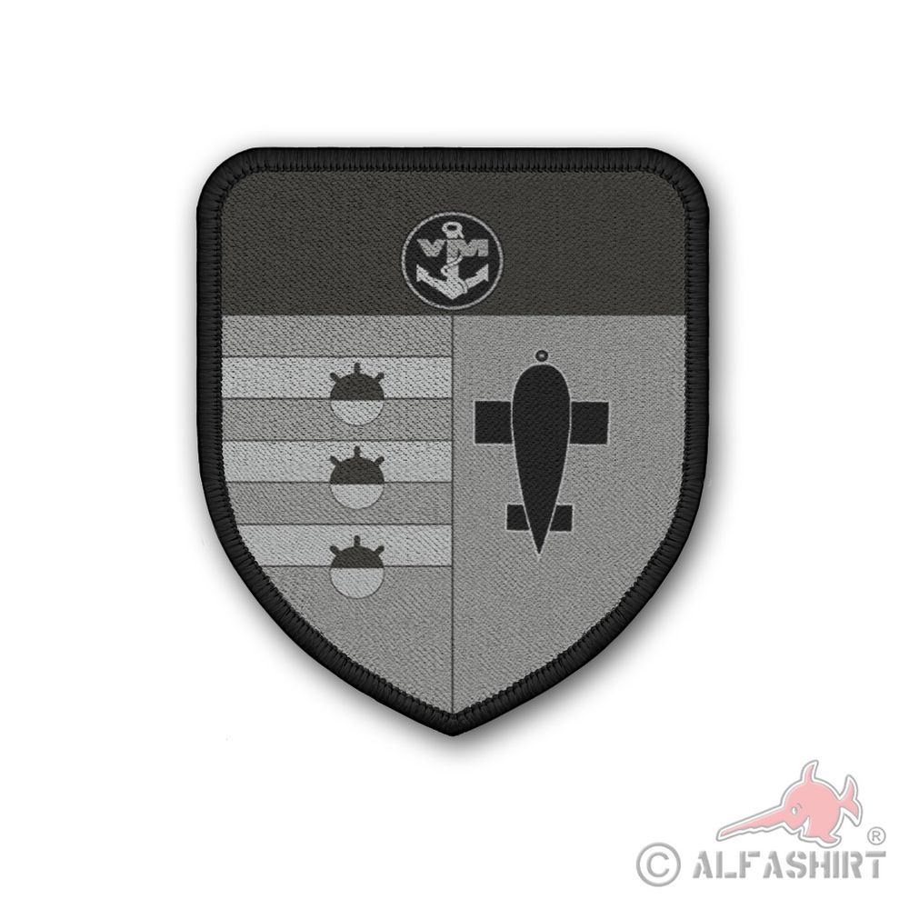 Patch coat of arms of the clearance forces NVA GDR Volksmarine VM MLR boats #43639