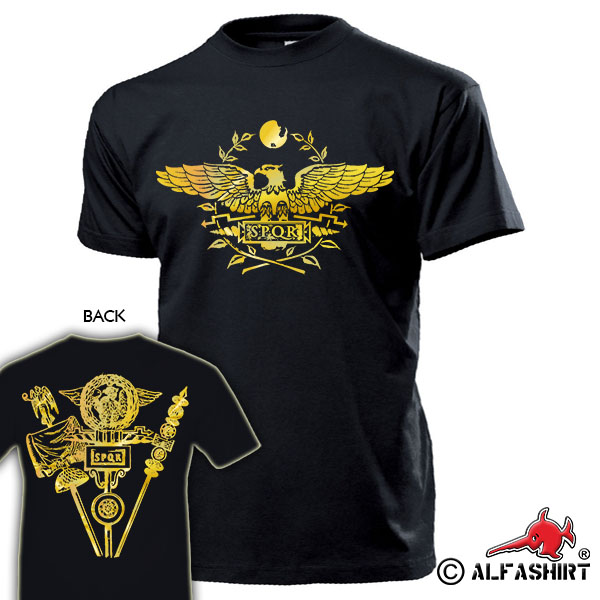 Senatus Populusque Romanus Standarte Rom Römer Banner Adler T Shirt #16940