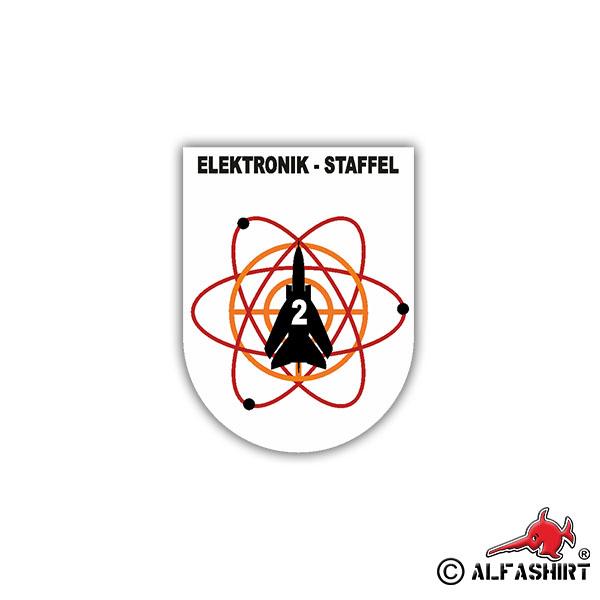 Sticker MFG 2 Elektroinik Staffel Wappen Naval aviator 5x7cm A1202