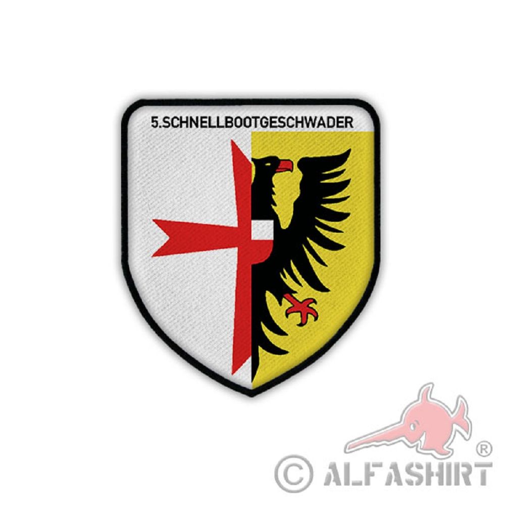 Patch / Aufnäher 5 Schnellbootgeschwader Marine Bundesmarine Wappen #19926