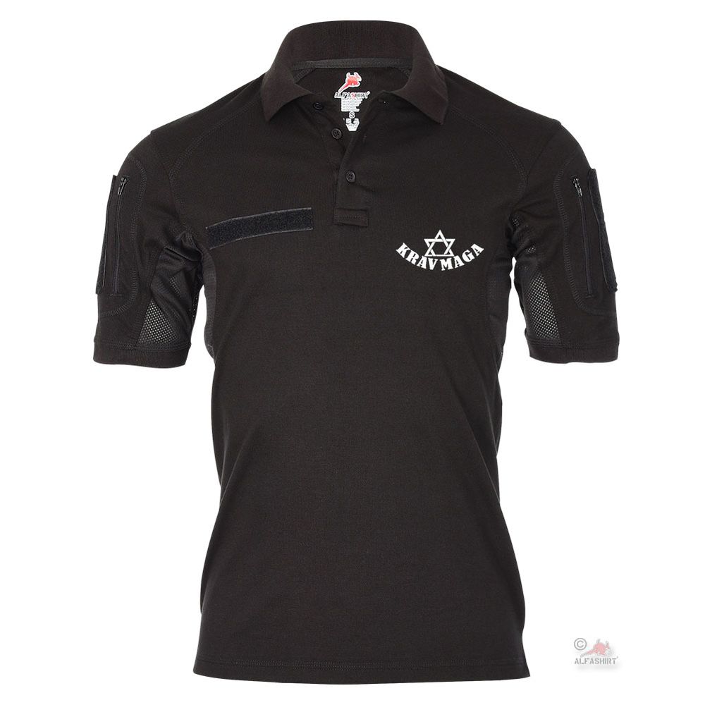 Tactical Poloshirt Alfa - Krav Maga Kämpfer Nahkampf Kampfsport Israel #19277