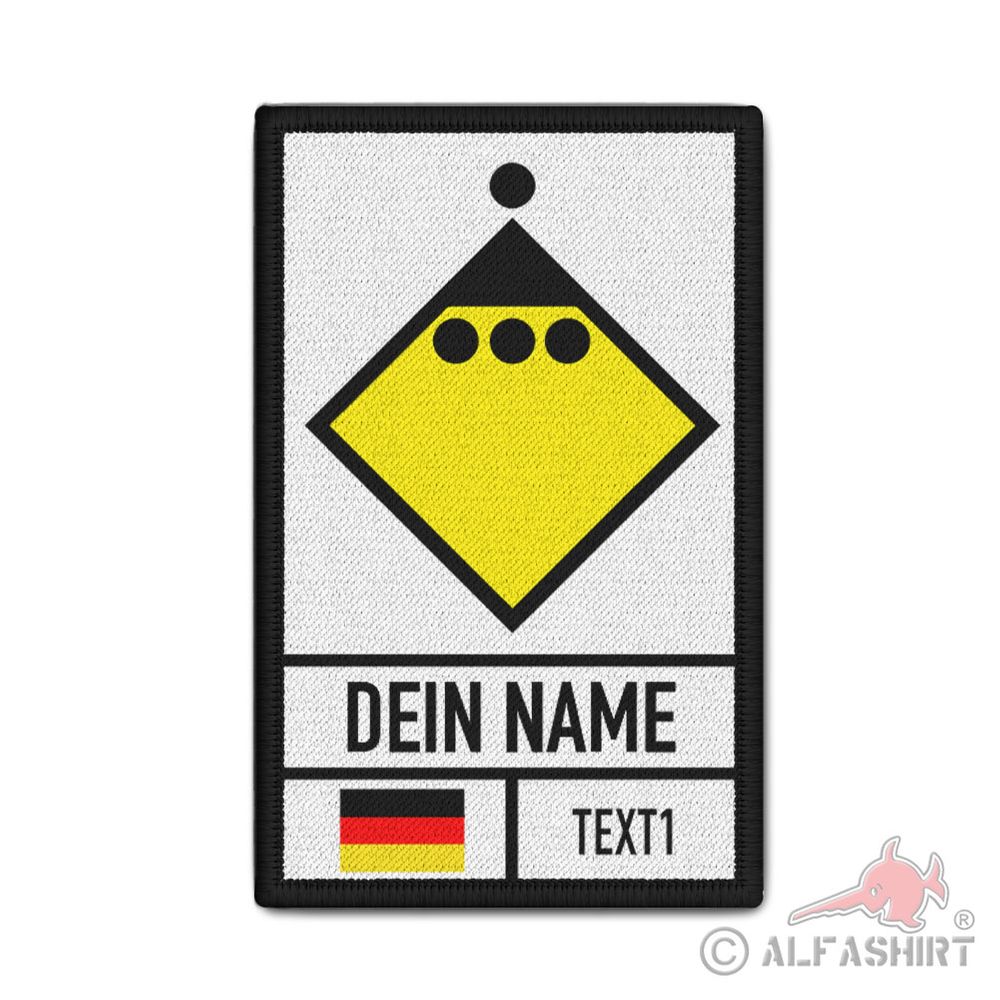 Patch platoon leader platoon leader troop leader personalized 9.8x6cm#40963