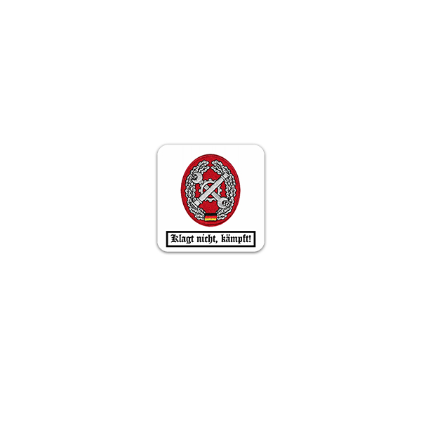 Aufkleber/Sticker Barettabzeichen Instandsetzung Heereslogistiktrupp 7x7cm A3185