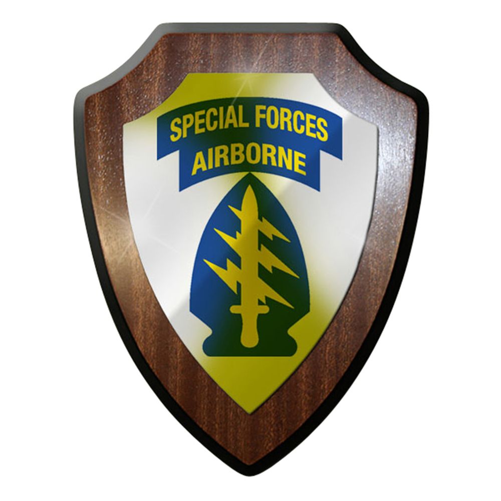 Coat of Arms / Wall Shield - Special Forces Airborne USA US Army #6899