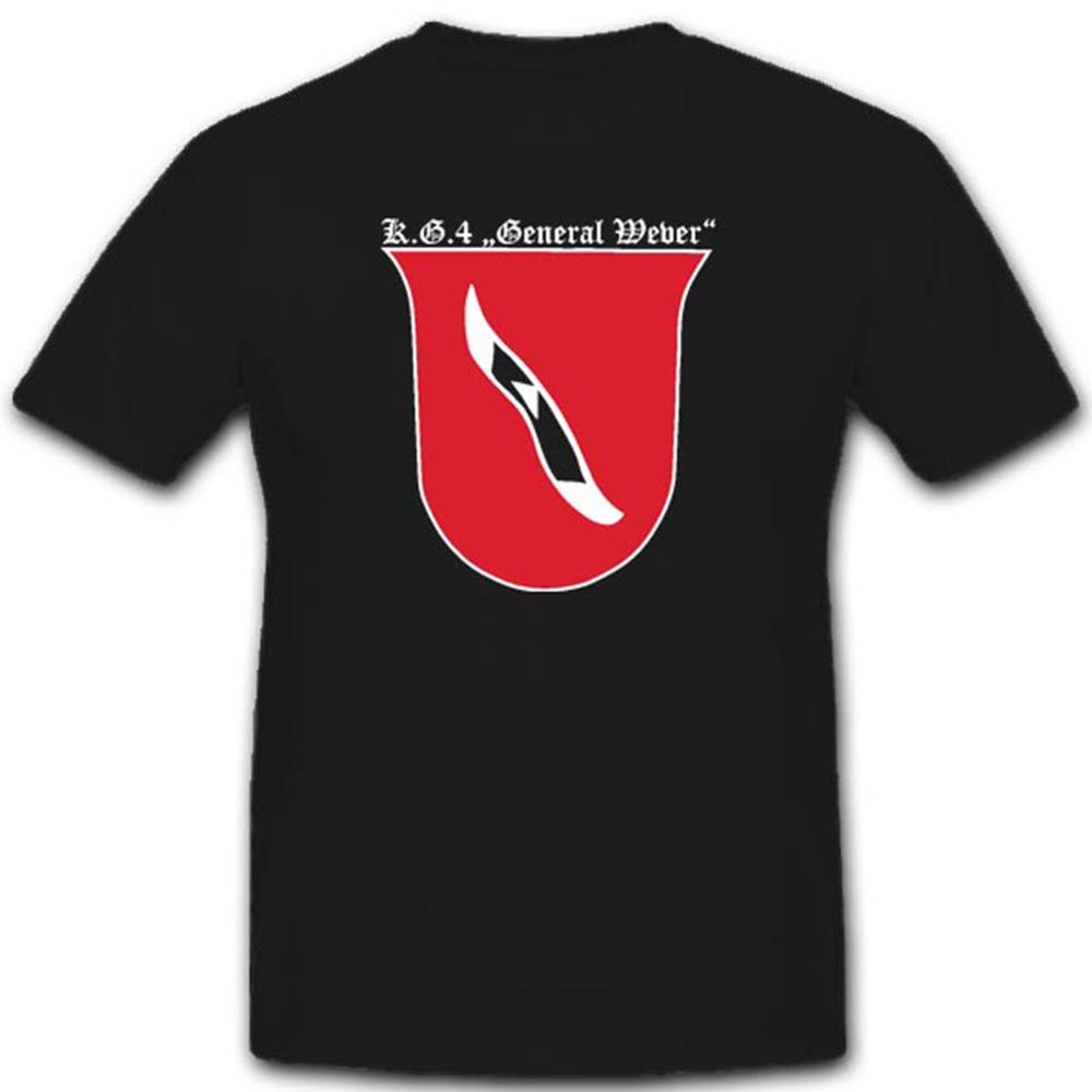 KG4 Kampfgeschwader 4 WH Militär Luftwaffe Einheit WK General T Shirt #2665