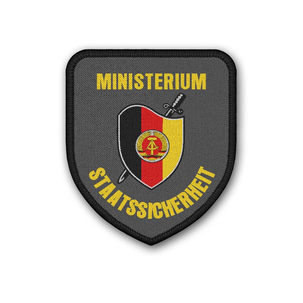Patch Ministry of State Security Stasi GDR shield sword # 33346