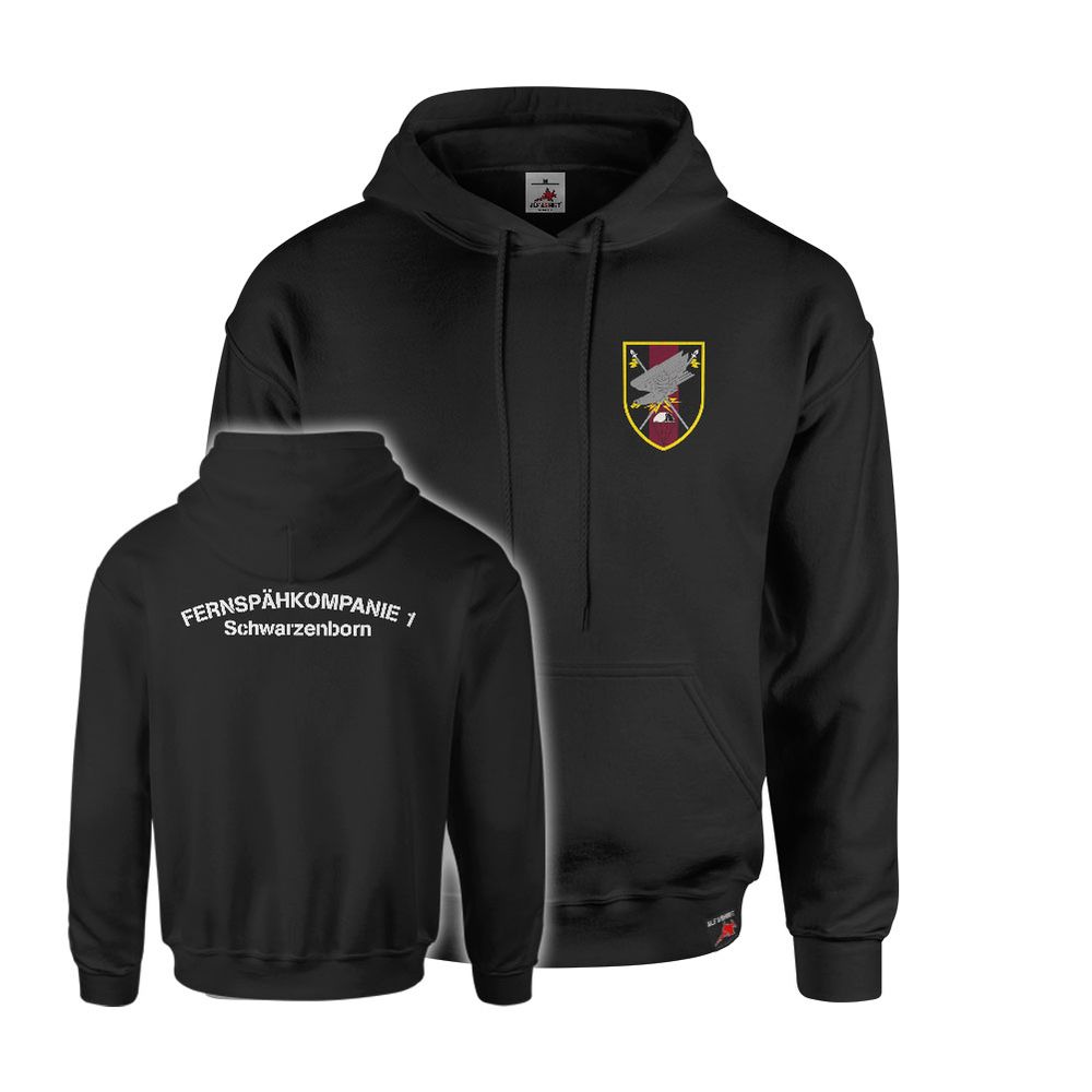 Hoodie Kapuzenpullover Fernspähkompanie 1 Schwarzenborn Fernspähtruppe BW #46262