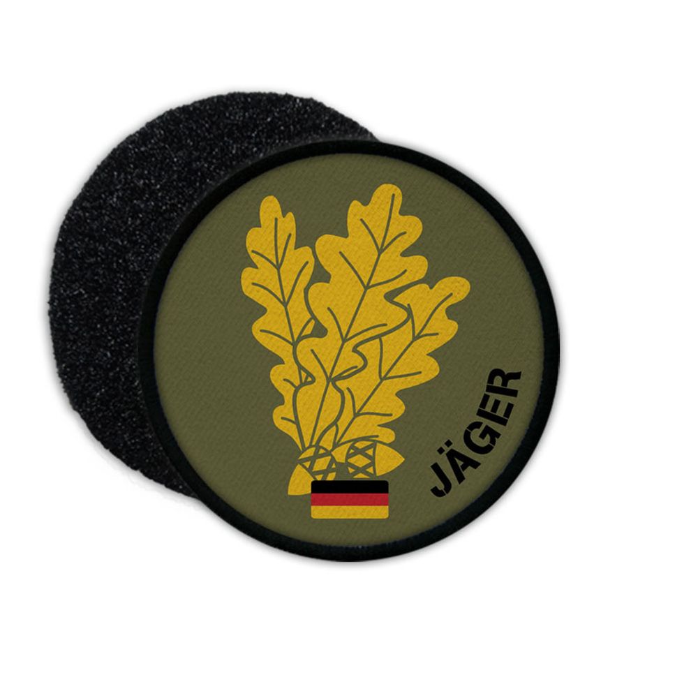 Patch Jäger Eichenlaub BW Jägertruppe Einzelkämpfer Barett Aufnäher #23253