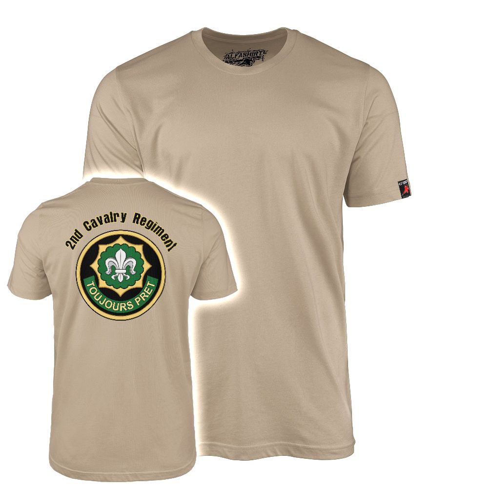 2nd Cavalry Regiment Dragoons USA Rose Barracks Vilseck T-Shirt #39844