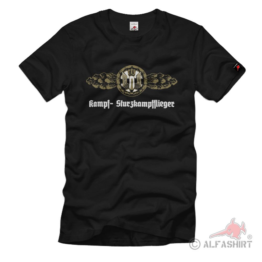 Frontflugspange Fighter and Dive Fighter Air Force Badge - T Shirt #2565