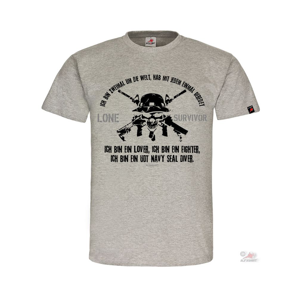 Lone Survivor UDT Navy SEAL diver I'm Twice Around the World T-Shirt # 32168