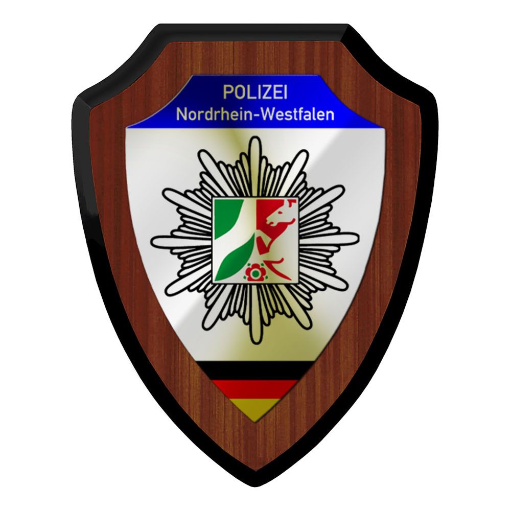 Wappenschild Polizei Nordrhein-Westfalen_Wappen Abzeichen #23074