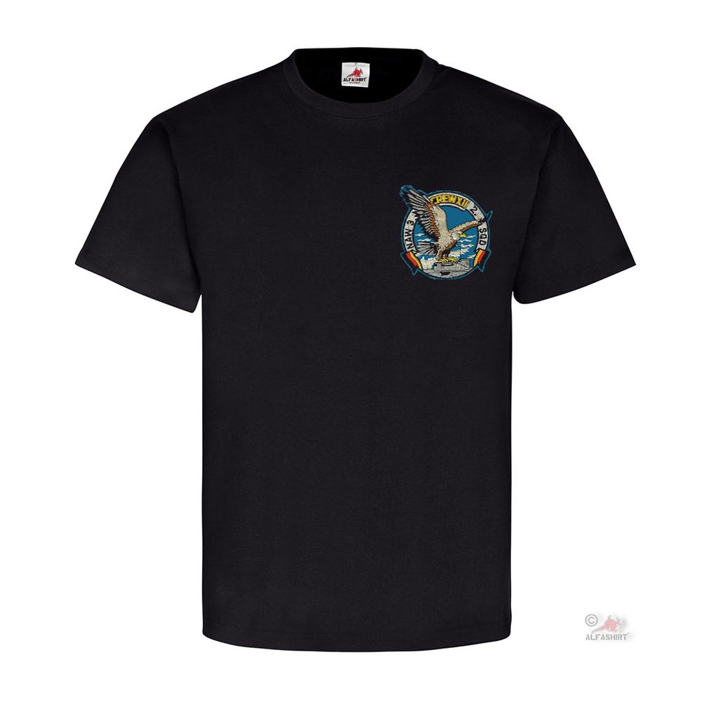 NAW 3 CREW XII 2 SQD Bundeswehr Submarine Hunter MFG Marine Squadron T Shirt # 18242