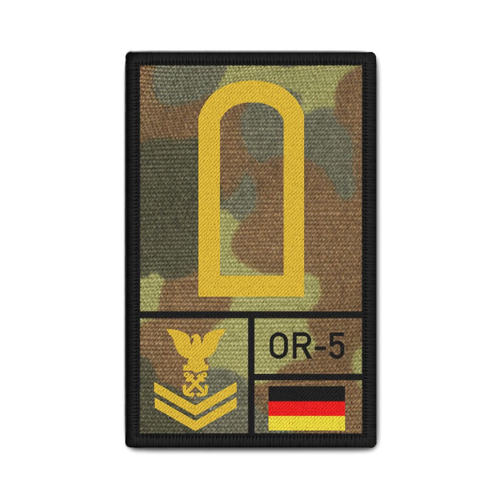 Rank Patch Bundeswehr Heer Luftwaffe Marine Flecktarn #BW-Patch