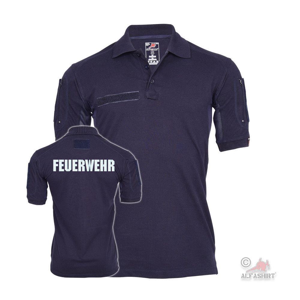 Tactical Polo Feuerwehr GESTICKT Einsatzkleidung Poloshirt Notfall #44491