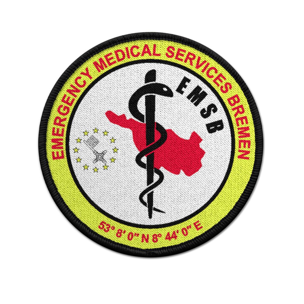 Patch EMSB Rescue Service Bremen Paramedic Hanseatic City Weser Service # 33053