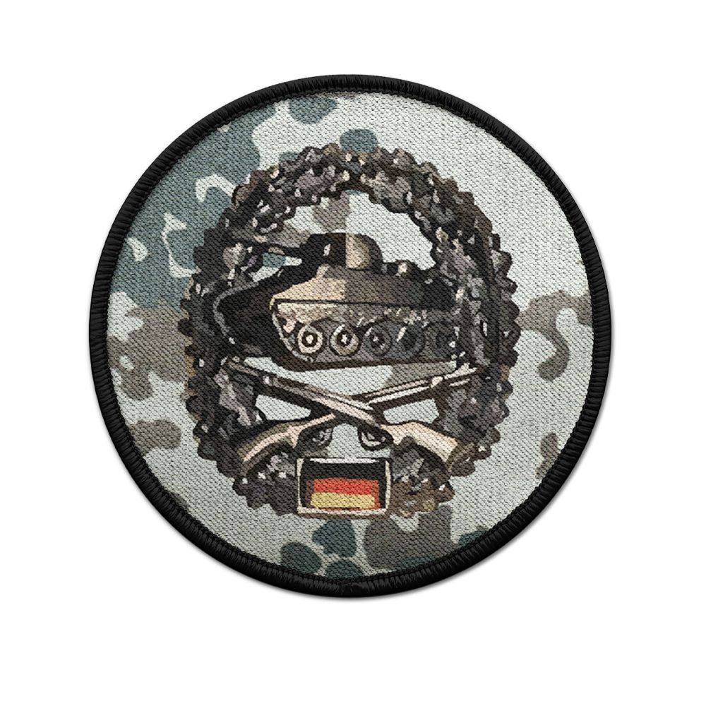 Patch Panzergrenadier ISAF PzG Barett Abzeichen Einheit Aufnäher Tarnung #20888