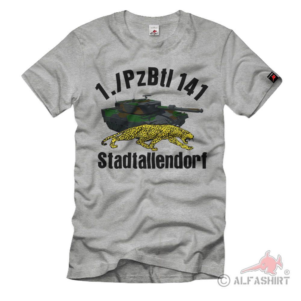 1 PzBtl 141 Stadtallendorf Panzerbataillon Kompanie Wappen Hemd T-Shirt #40523