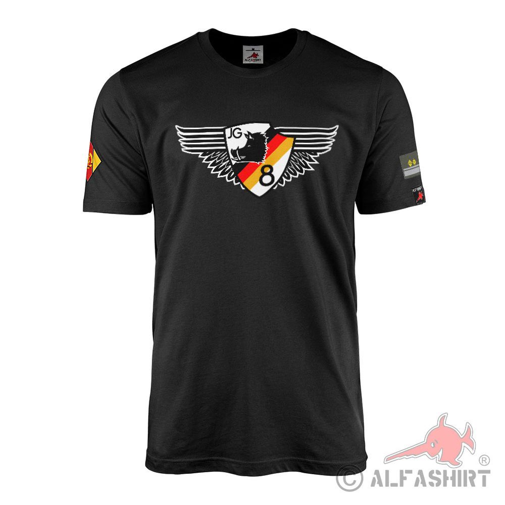 T-Shirt Fighter Aviation Squadron JG-8 Association NVA Air Force 1 #43897