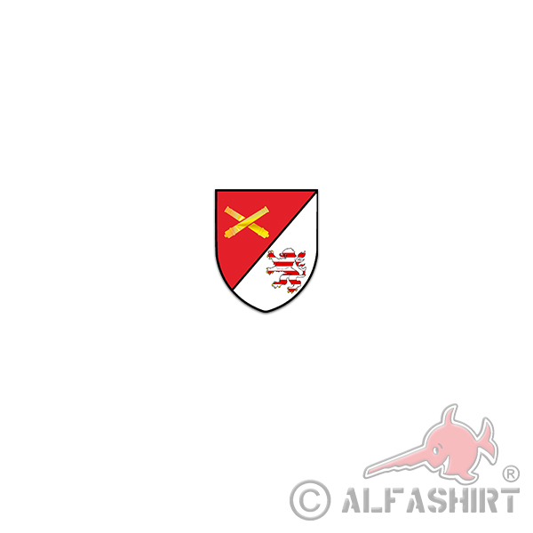 Sticker PzArtBtl 2 Panzer Artillery Battalion BW Army Kp 6x7cm A3379