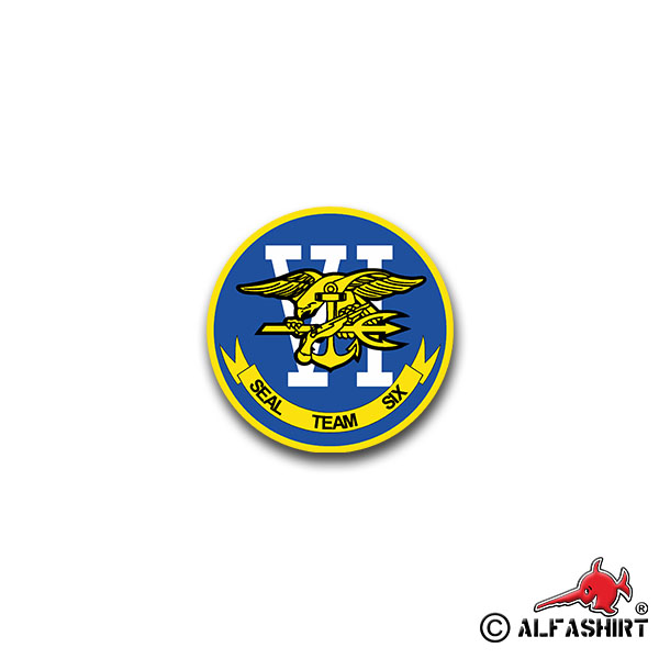 Sticker Navy Seal Team 6 Army Military Sea Air Land Navy 7x7cm A1525