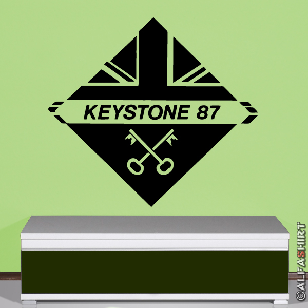 Keystone 87 Mänover 12 bis 22 Okt 1987 45x50cm Wandtattoo #5882