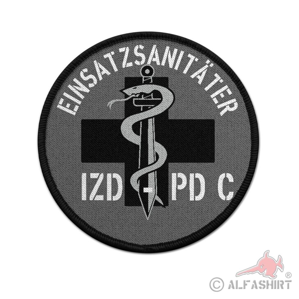 Patch Einsatzsanitäter IZD-PD C Polizeidirektion Chemnitz Sanitäter 75mm #38243