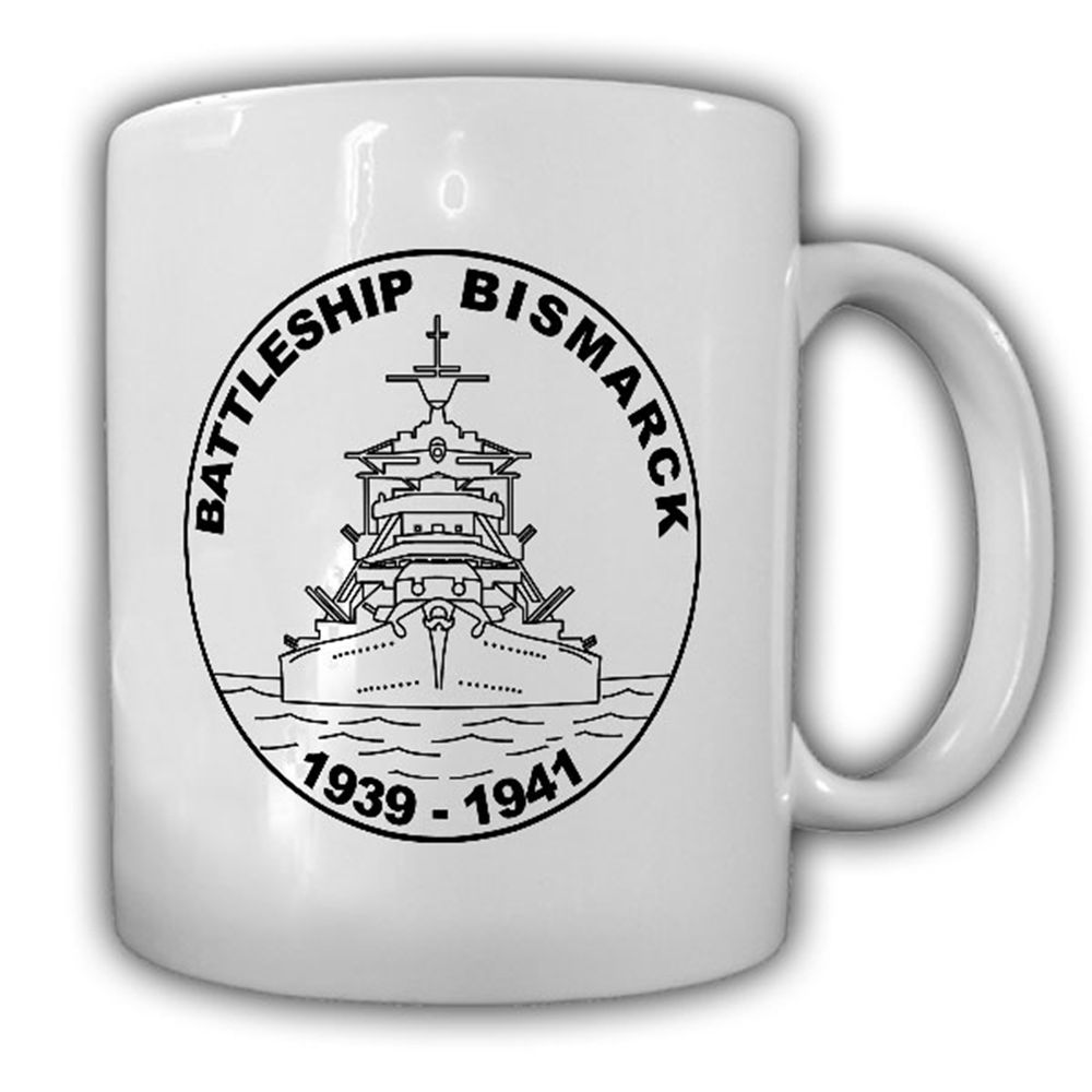 Battleship Bismarck 1939-1941 Schlachtschiff Marine Deutschland - Tasse #14192