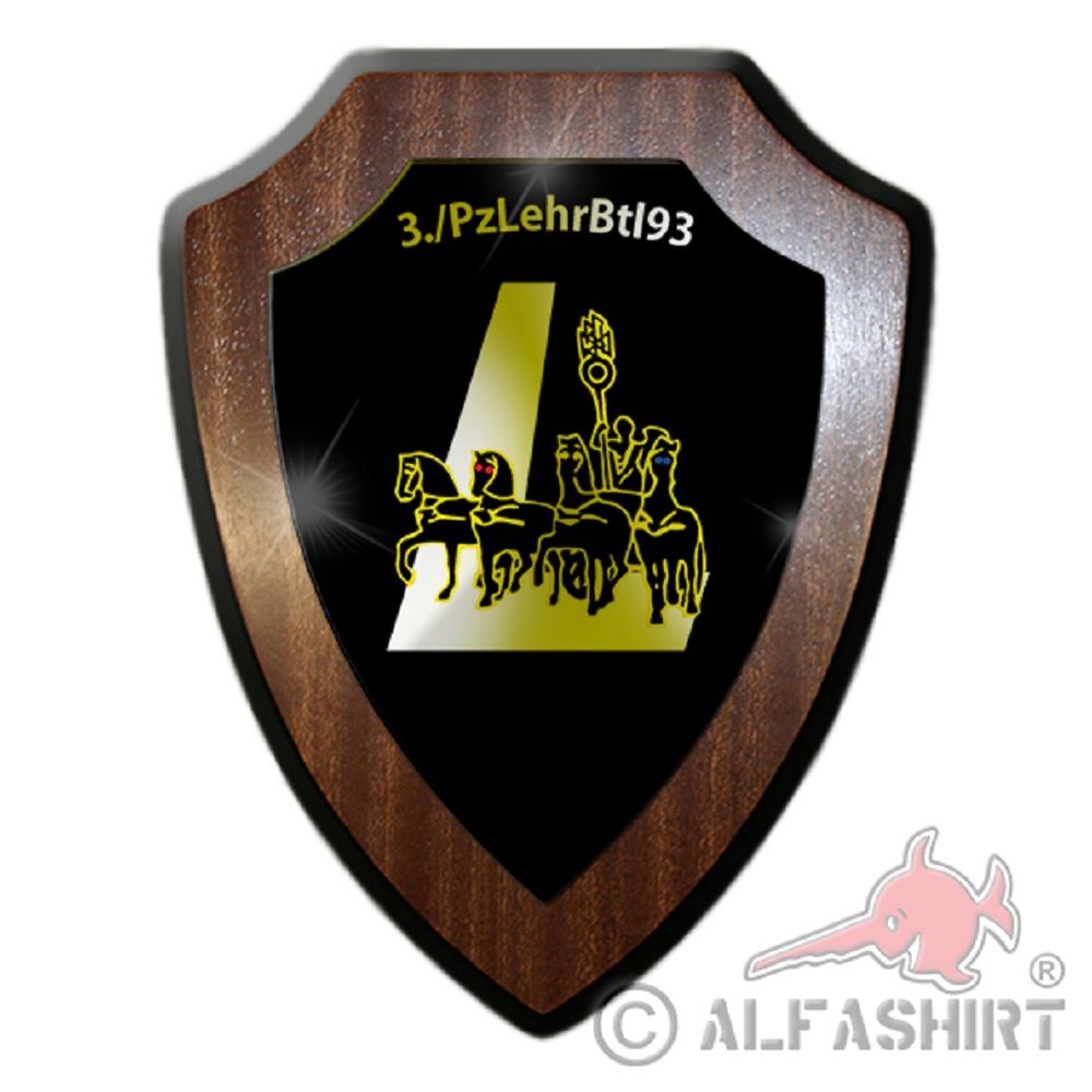 3 PzLehrBtl 93 Panzerlehrbataillon Einheit Kompanie Wappenschild #19768