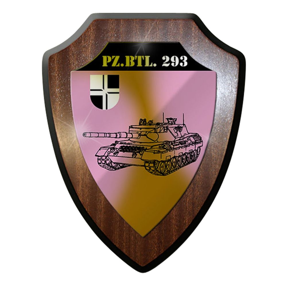 Wappenschild / Wandschild / Wappen -Pzbtl 293Kompanie Münsingen Bundeswehr #8026