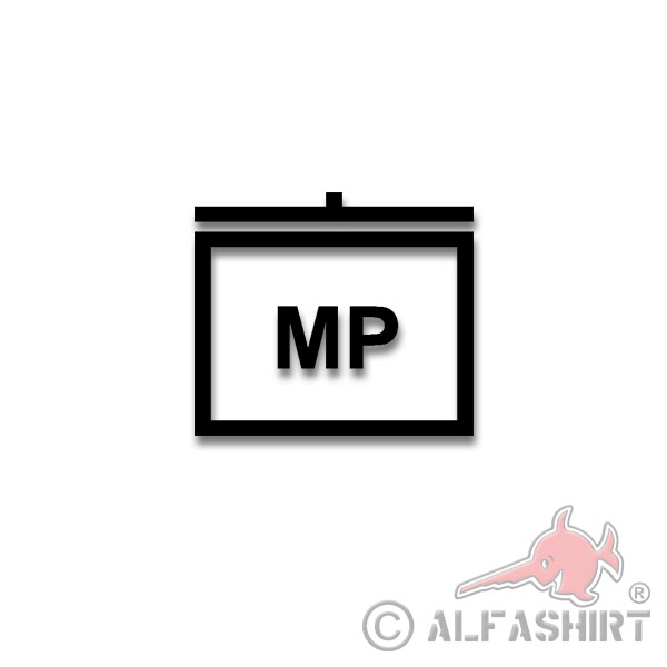 Sticker Feldjäger Territorialheer Tactical Sign BW 18x16cm A2892