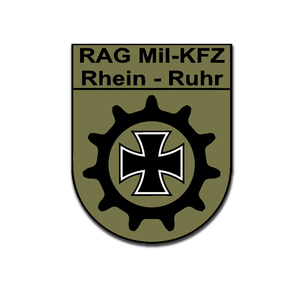 RAG Militär Kfz Rhein Ruhr 10x8cm #A5574