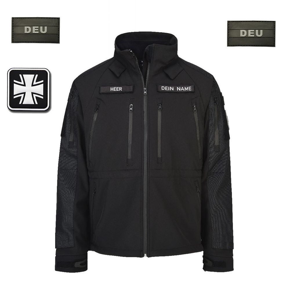 Veteranen Tactical Softshell-Jacke BW Heer Luftwaffe Marine Bundeswehr #32488