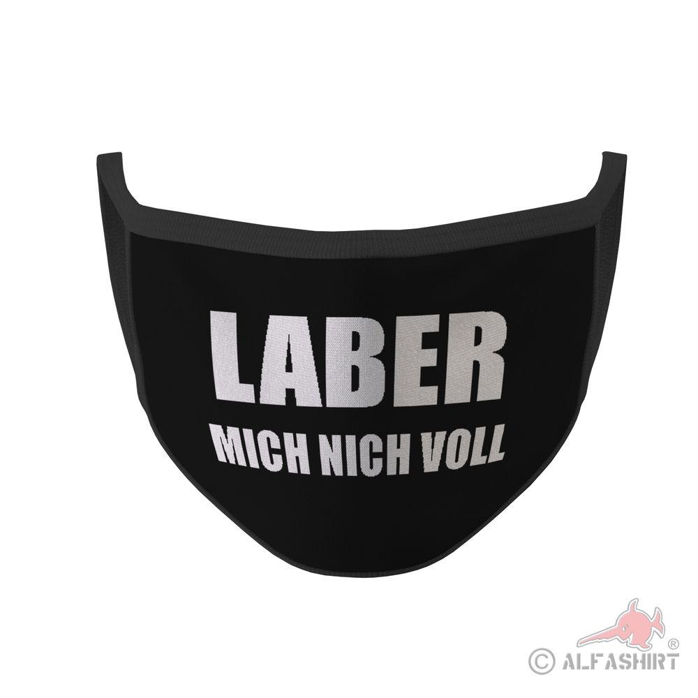 Mundmaske Halt die Fresse wenn du mit mir redest Fun Humor Lustig #35294