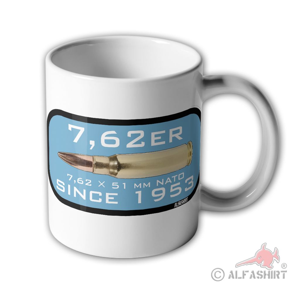 7,62er Kalieber Tasse Nato Patrone Bundeswehr #35021