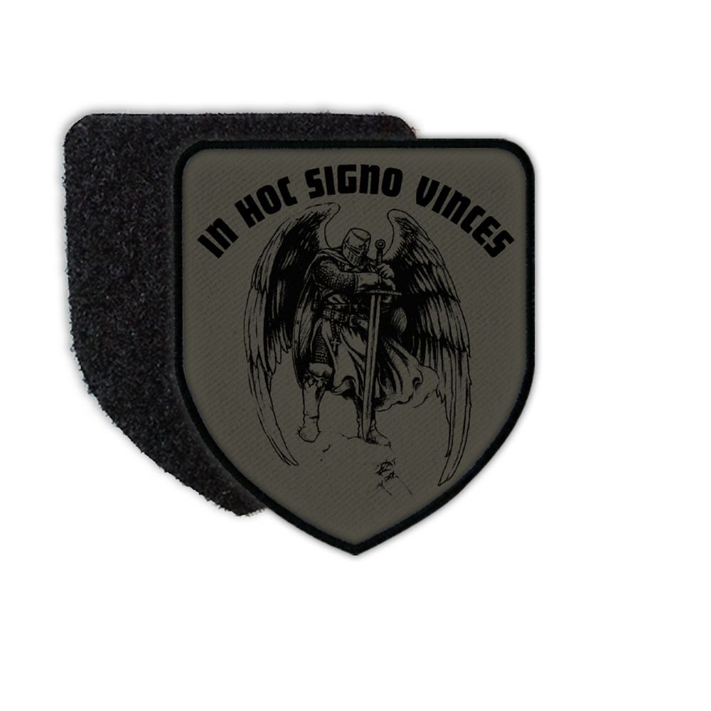 Patch In diesem Zeichen wirst du siegen Templer Erzengel Glaube Kirche #32510