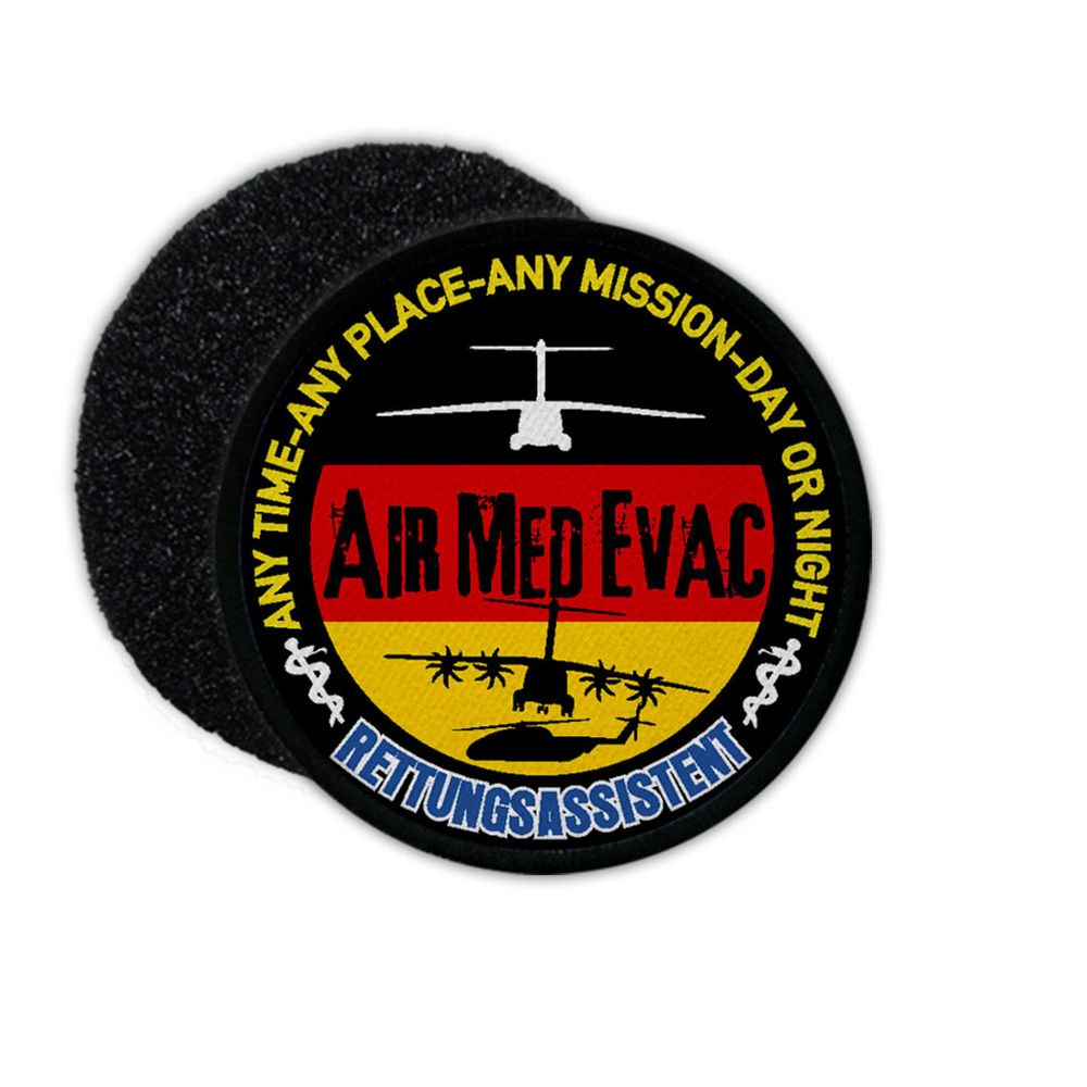 Patch Air Med Evac Rettungsassistent SanDst Bundeswehr Assistent Sanitäter#23814