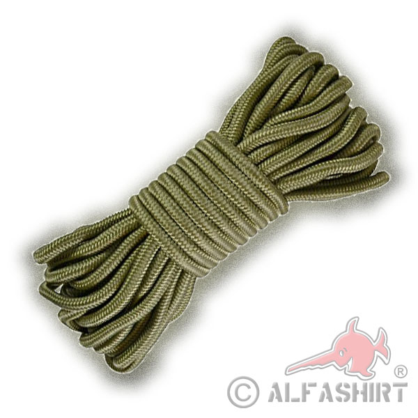 Survival Rope Olive BW Outdoor Rappelling Tactical Commando Knitting 15m 9mm # 17590